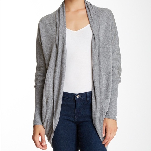 Bordeaux Cocoon Cardigan Size 